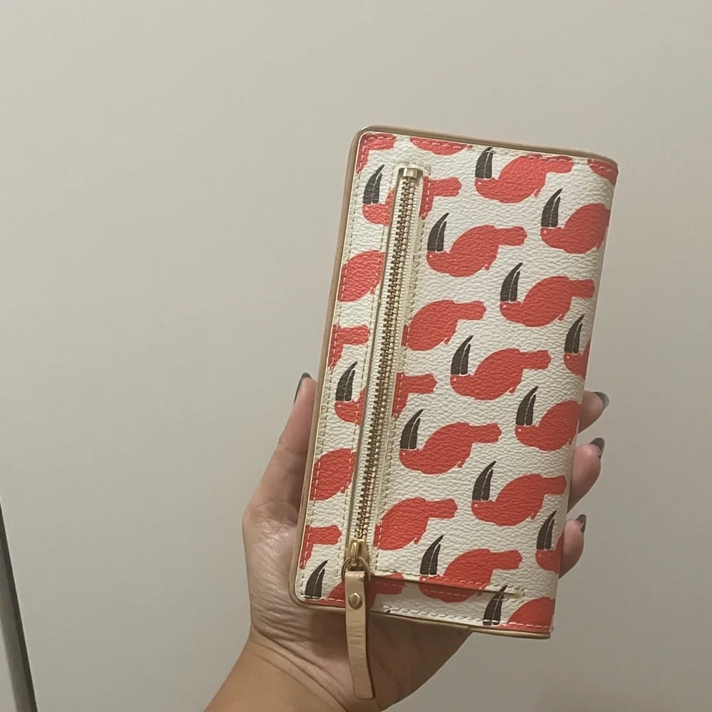 Kate Spade Flamingo/Pelican Wallet - Picture 2 of 3